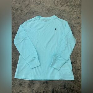 Polo Ralph Lauren Light Blue Long Sleeve Shirt boys size 6